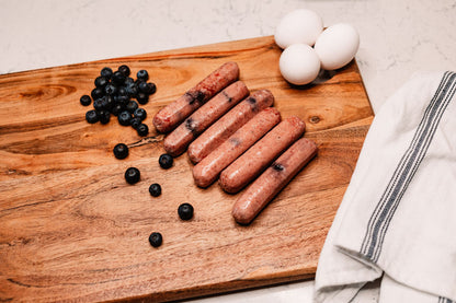 Blueberry & Maple Breakfast Links