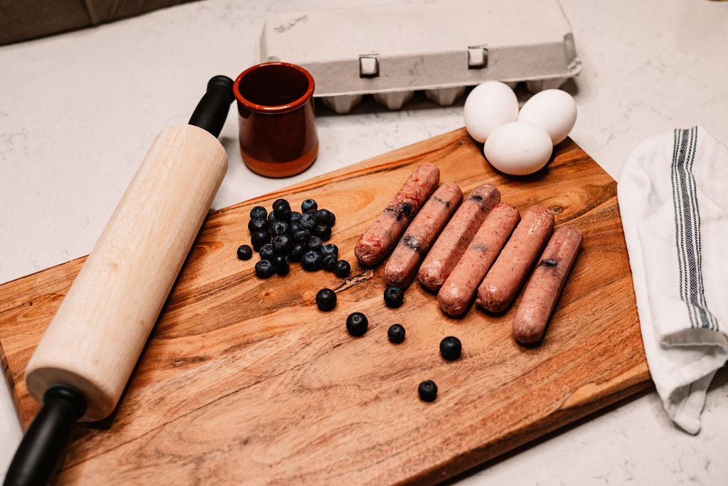 Blueberry & Maple Breakfast Links